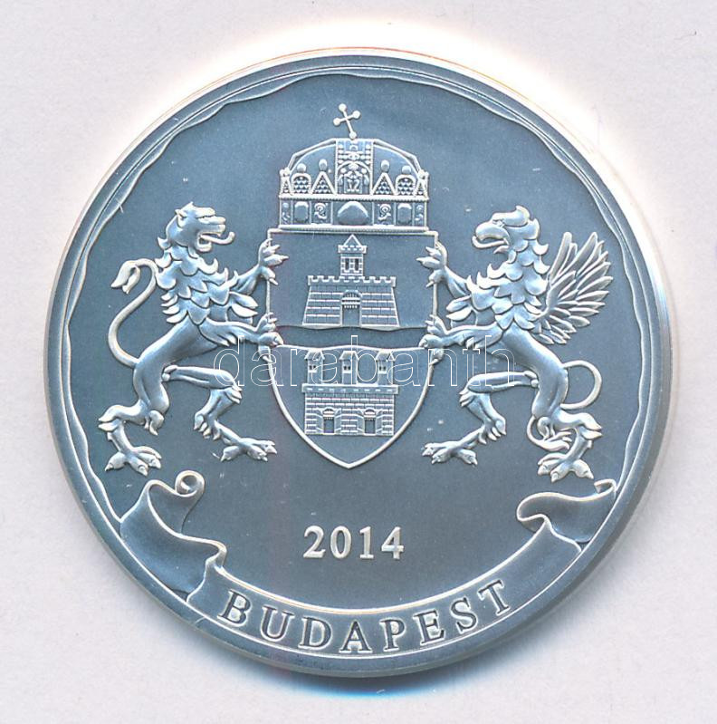 2014. 'A 165 éves Lánchíd' kétoldalas Ag emlékérem kapszulában (15,45g/0.999/33mm) T:BU - Image 2