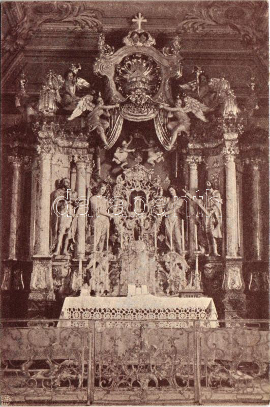 1936 Máriabesnyő (Gödöllő), Kegyhely főoltára, belső (EK)