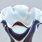 Murano fodros üveg váza, jelzés nélkül, hibátlan, m: 34 cm - Image 2