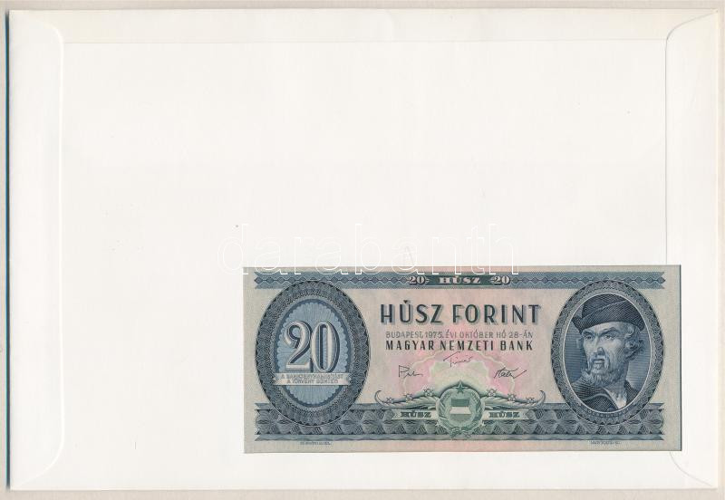 Magyarország 1975. 20Ft felbélyegzett borítékban, bélyegzéssel T:I Hungary 1975. 20 Forint in envelope with stamp and cancellation C:UNC - Image 2