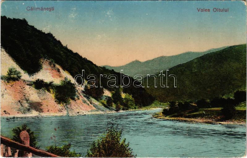 1934 Calimanesti, Valea Oltului / river (EK)