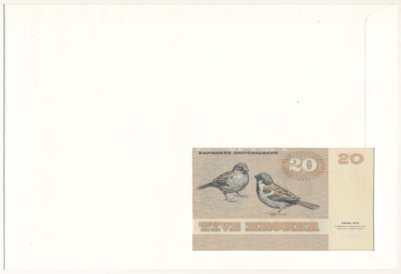 Dánia 1972. 20K borítékon grönlandi bélyeggel, bélyegzéssel T:I Denmark 1972. 20 Kroner in envelope with Greenlandic stamp and cancellation C:UNC - Image 2