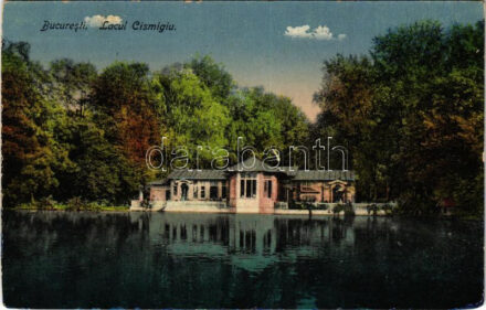 Bucharest, Bukarest, Bucuresti, Bucuresci; Lacul Cismigiu / lake (fl)