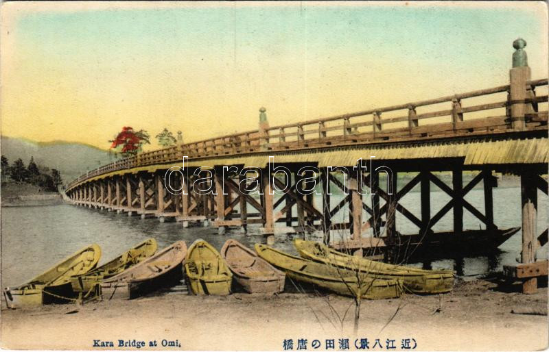 Omi, Kara Bridge, boats