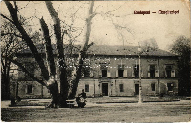1915 Budapest XIII. Margitsziget, József főherceg villa + 'K.u.k. Landsturm Bataillon No. 90. 2. Kompagnie' (EK)