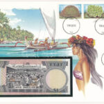 Fidzsi-szigetek 1987. 1D borítékban, alkalmi bélyeggel és bélyegzéssel T:I Fiji 1987. 1 Dollar in envelope with stamps and cancellations C:UNC