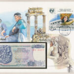 Görögország 1978. 50Dr felbélyegzett borítékban, bélyegzéssel T:I Greece 1978. 50 Drachmai in envelope with stamp and cancellation C:UNC