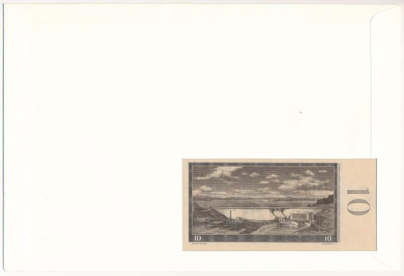 Csehszlovákia 1960. 10K felbélyegzett borítékban, bélyegzéssel T:I Czechoslovakia 1960. 10 Korun in envelope with stamp and cancellation C:UNC - Image 2