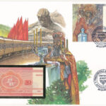Fehéroroszország 1992. 50K felbélyegzett borítékban, bélyegzéssel T:I Belarus 1992. 50 Kopek in envelope with stamp and cancellation C:UNCNC