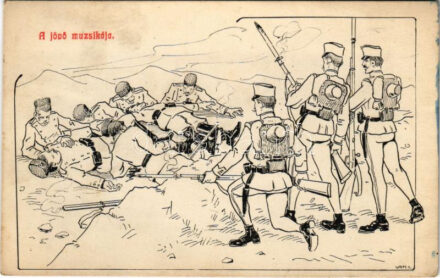 1911 A jövő muzsikája / Austro-Hungarian K.u.K. military art postcard s: Urtz (EK)