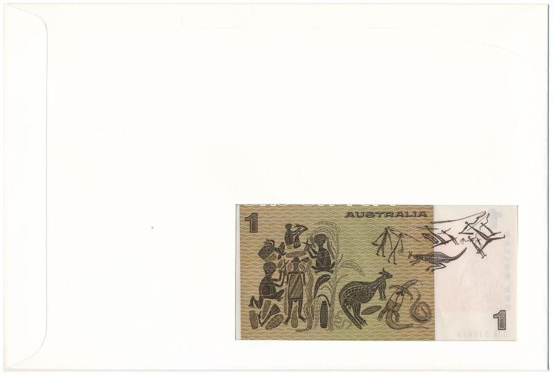 Ausztrália 1983. 1D borítékban, alkalmi bélyeggel és bélyegzéssel T:I Australia 1983. 1 Dollar in envelope with stamps and cancellations C:UNC - Image 2