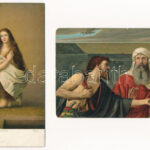 12 db RÉGI Stengel litho művész képeslap vegyes minőségben / 12 pre-1945 Stengel litho art postcards in mixed quality - Image 2