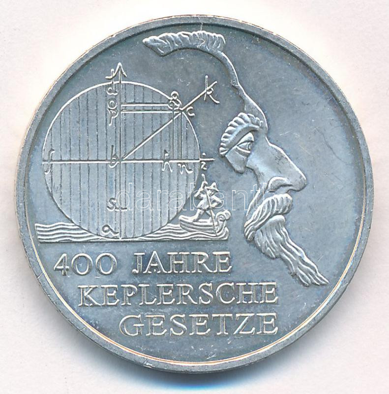 Németország 2009F 10E Ag 'Kepler törvényeinek 400. évfordulója' T:1- Germany 2009F 10 Euro Ag 'Kepler's laws - 400th Anniversary' C:AU Krause KM#280