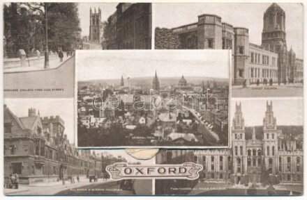 Oxford, leporellocard with 12 pictures (EK)