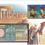 Líbia 1991. 1/4D felbélyegzett borítékban, bélyegzéssel T:I Libya 1991. 1/4 Dinar in envelope with stamp and cancellation C:UNC