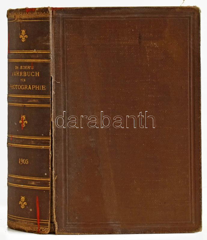 1905 Jahrbuch für Photographie und Reproduktionstechnik für das Jahr 1905. Unter Mitwirkung hervorragender Fachmänner hrsg. von Hofrath Dr. Josef Marie Eder, ... Neunzehnter Jahrgang. Halle a. S., 1901, Wilhelm Knapp,A-Q+VIII+571+1+64 p.+26+1 t. - Image 4
