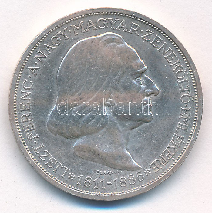 1936. 2P Ag 'Liszt Ferenc' T:2 Adamo P7.2