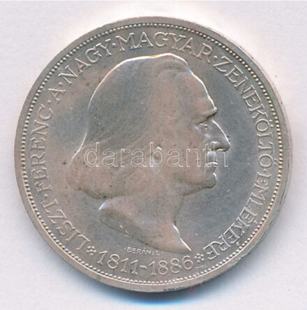 1936. 2P Ag 'Liszt' T:1- patina apró ph Adamo P7.3