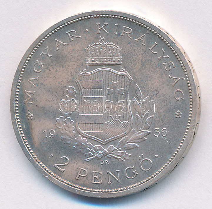 1936. 2P Ag 'Liszt' T:2 patina, apró ph Adamo P7.3 - Image 2
