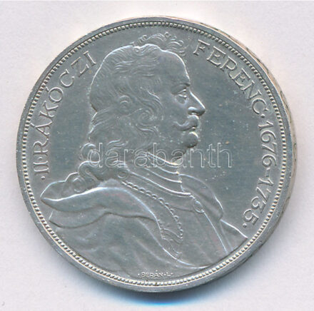 1935. 2P Ag 'Rákóczi' T:1- kis patina Adamo P7.2