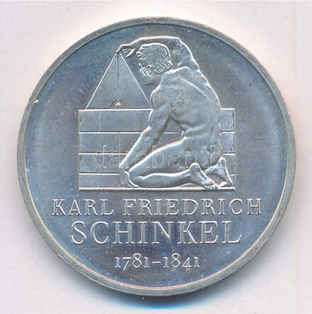 Németország 2006F 10EUR Ag 'Karl Friedrich Schinkel' T:1- patina Germany 2006F 10 Euro Ag 'Karl Friedrich Schinkel' C:AU patina Krause KM#245