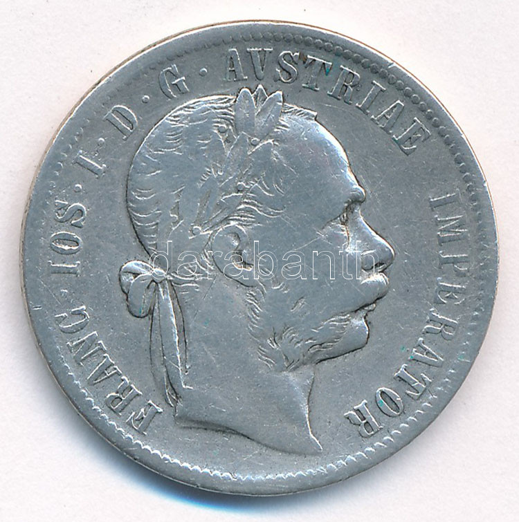 Ausztria 1878. 1Fl Ag 'Ferenc József' T:2- Austria 1878. 1 Florin Ag 'Franz Joseph' C:VF Krause KM#2222
