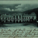 1899 (Vorläufer) Nagyrőce, Nagy-Rőcze, Gross-Rauschenbach, Velká Revúca; Fő tér, vendéglő. Büchler Béla kiadása / main square, restaurant (EK)