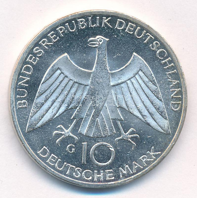 Német Szövetségi Köztársaság 1972G 10M Ag 'Olimpia-München' T:2 FRG 1972G 10 Mark Ag 'Olympic Games Munich' C:XF Krause KM# 131 - Image 2