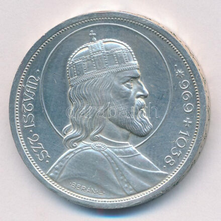 1938. 5P Ag 'Szent István' T:1- Adamo P8.1