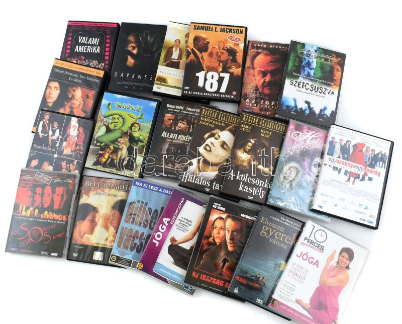 32 db klf filmes DVD + 6 dv zenei CD