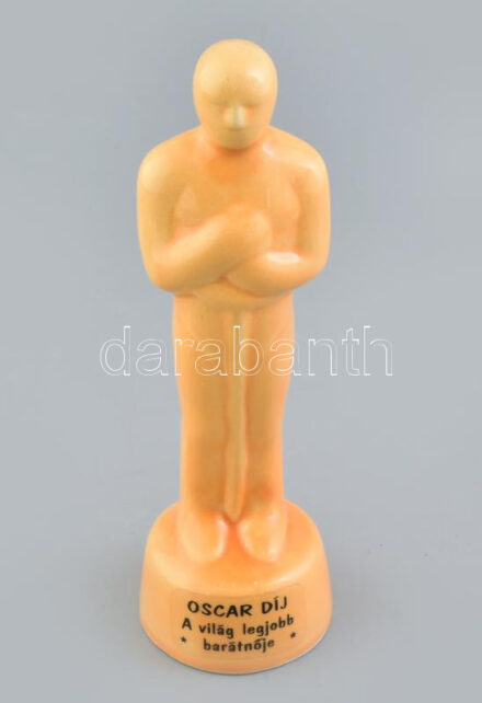 ,,Oscar díj A világ legjobb barátnője' figura, kerámia, hibátlan, m: 20 cm