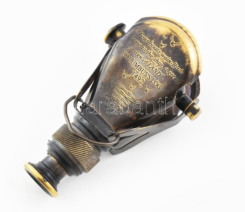 RJ Beck Ltd. Jelzéssel, londoni egyszemes távcső, kopásnyomokkal, h: 11 cm