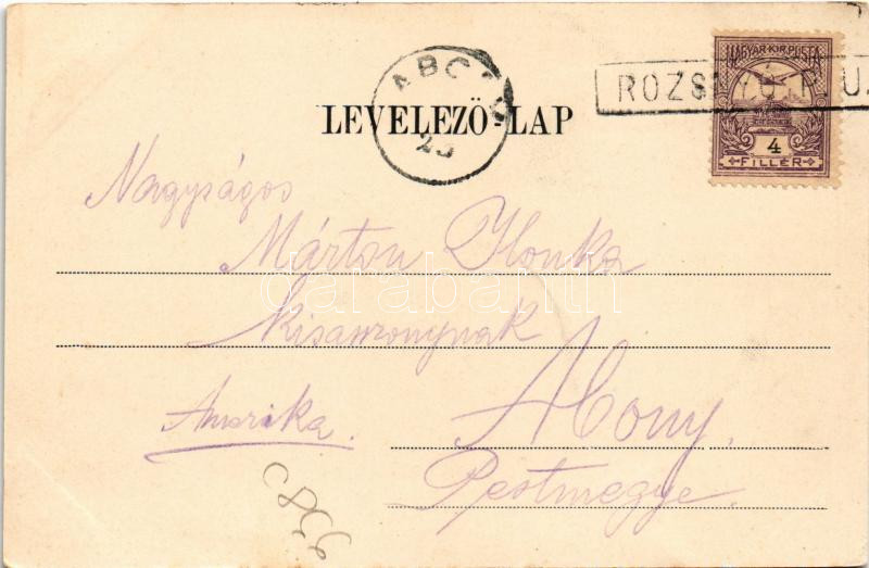 1901 Rozsnyó, Roznava; Vasas gyógyfürdő. Falvi Jenő kiadása / spa, bathhouse (EK) - Image 2