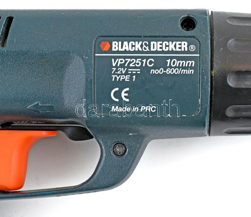 Black & Decker elektromos működő fúró. - Image 2