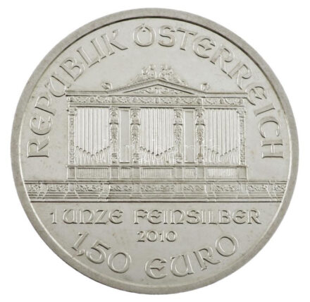 Ausztria 2010. 1.50EUR 'Bécsi Filharmónia' (1uncia) T:BU Austria 2010. 1.50 Euro 'Vienna Philharmonics' (1oz) C:BU