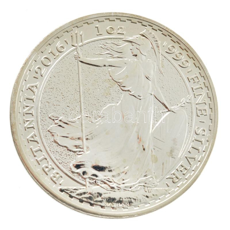 Nagy-Britannia 2016. 2P 'II. Erzsébet' Ag kapszulában T:BU Great Britain 2016. 2 Pounds 'Elizabeth II.' Ag in capsule C:BU Krauser KM# 1508