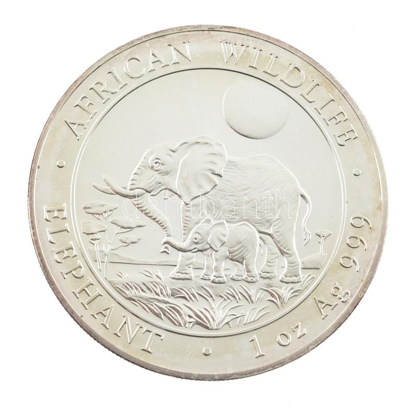 Szomália 2011. 100Sh Ag 'Afrikai vadvilág' kapszulában T: PP Somali Republic 2011. 100 Shillings Ag 'African Wildlife' in capsule C:PP Krause KM# 230 - Image 2