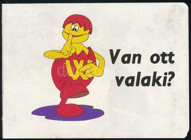 1987 Energiatanács Walaki kártyanaptár