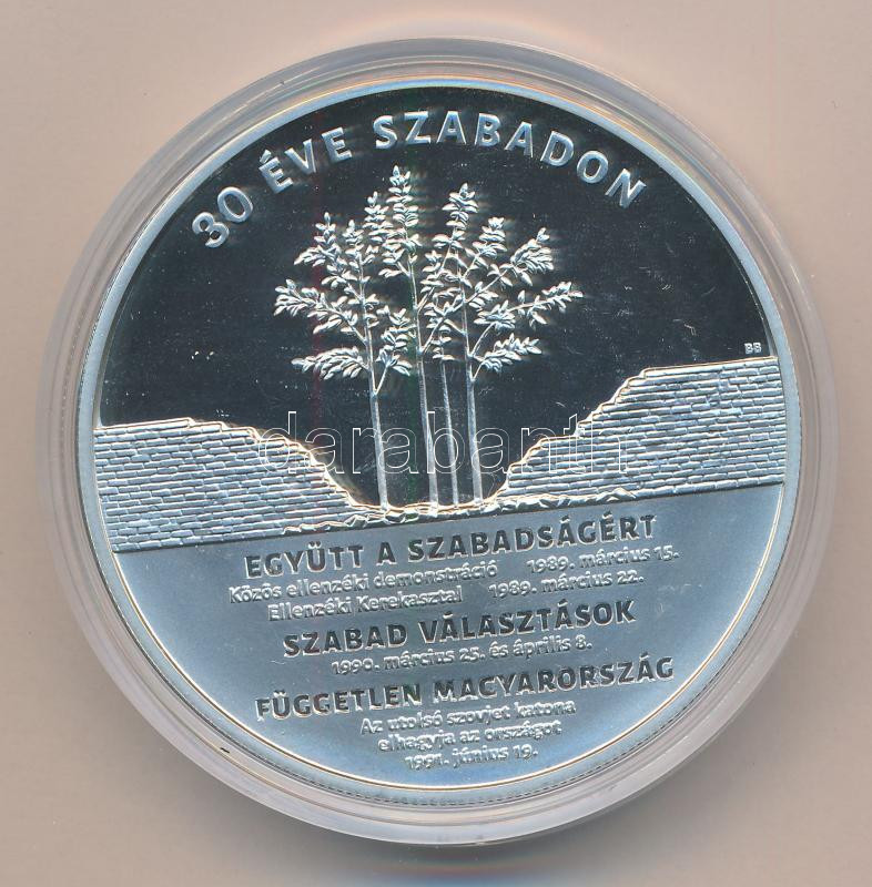 2020. 30.000Ft Ag '30 éve szabadon' tanúsítvánnyal, tájékoztatóval T:PP Adamo EM393