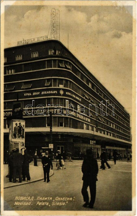 1941 Újvidék, Novi Sad; Palata 'Silesia' / Szilézia palota / palace (fl)