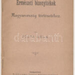 Pósta Béla: Érmészeti bizonyítékok Magyarország történetéhez. Schlesinger Igáncz könyvnyomdája, Budapest, 1886.