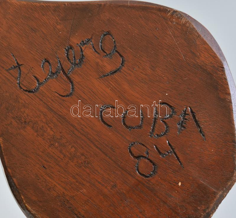 Fafaragvány, jelzett, jó állapotban, h: 52 cm - Image 3
