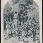 Ludwig Richter 1803-1884 5 illusztrációja, vászonon