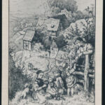Ludwig Richter 1803-1884 5 illusztrációja, vászonon - Image 2