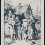 Ludwig Richter 1803-1884 5 illusztrációja, vászonon - Image 3