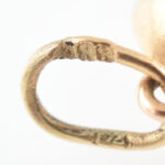 Arany (Au) 14K szív függő, jelzett, 1,7×1,2 cm, nettó: 0,8 g - Image 2