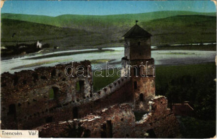 1916 Trencsén, Trencín; vár / Trenciansky hrad / castle (EK)