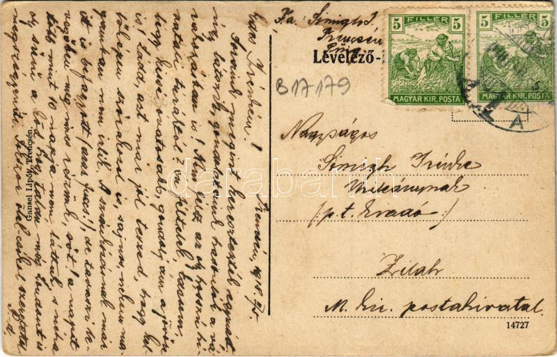 1918 Trencsén, Trencín; vár, híd. Gansel Lipót kiadása / Trenciansky hrad / castle, bridge (EK) - Image 2