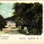 1902 Pozsony, Pressburg, Bratislava; Vaskutacska. Ottmar Zieher / Eisenbrünnel (Eisenbründl) / Zelezná Studienka / spa, bathhouse (EM)