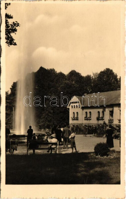 Ránkfüred, Rank-Herlány, Ránkherlány, Rank Herlein, Herlany (Kassa, Kosice, Kaschau); Szökőforrás és fürdő / Herliansky gejzír / geyser, fountain, spa